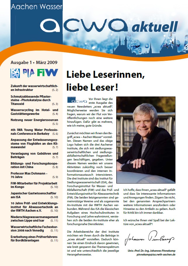 acwa 1 Newsletter Cover
