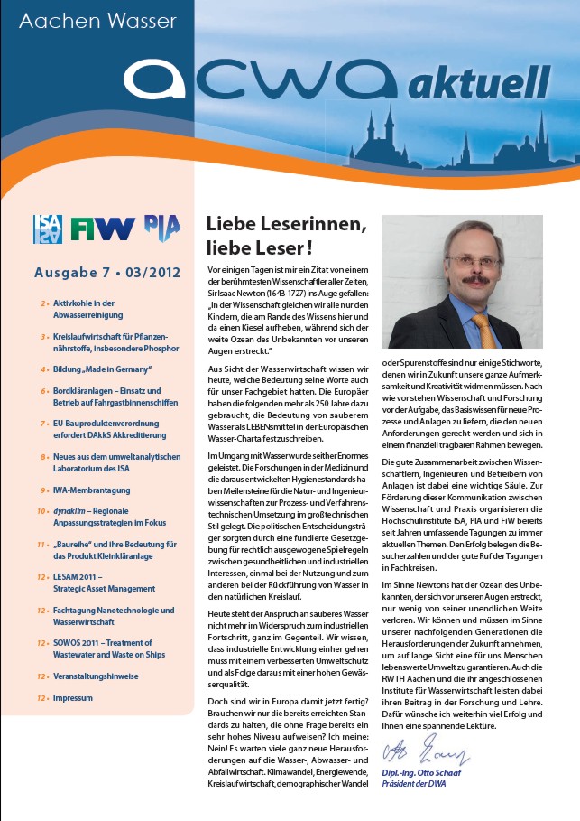 acwa 7 Newsletter Cover